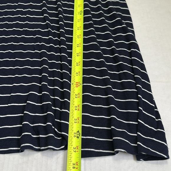 Seraphine Navy White Striped Fit & Flare Maternity Nursing Dress Rowan Size 12 - Picture 12 of 14